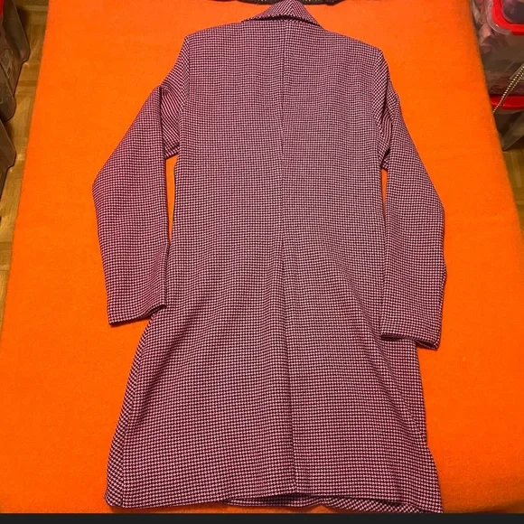 SOLD OUT Zara pink and black houndstooth blazer dress NWT - Picture 8 of 10